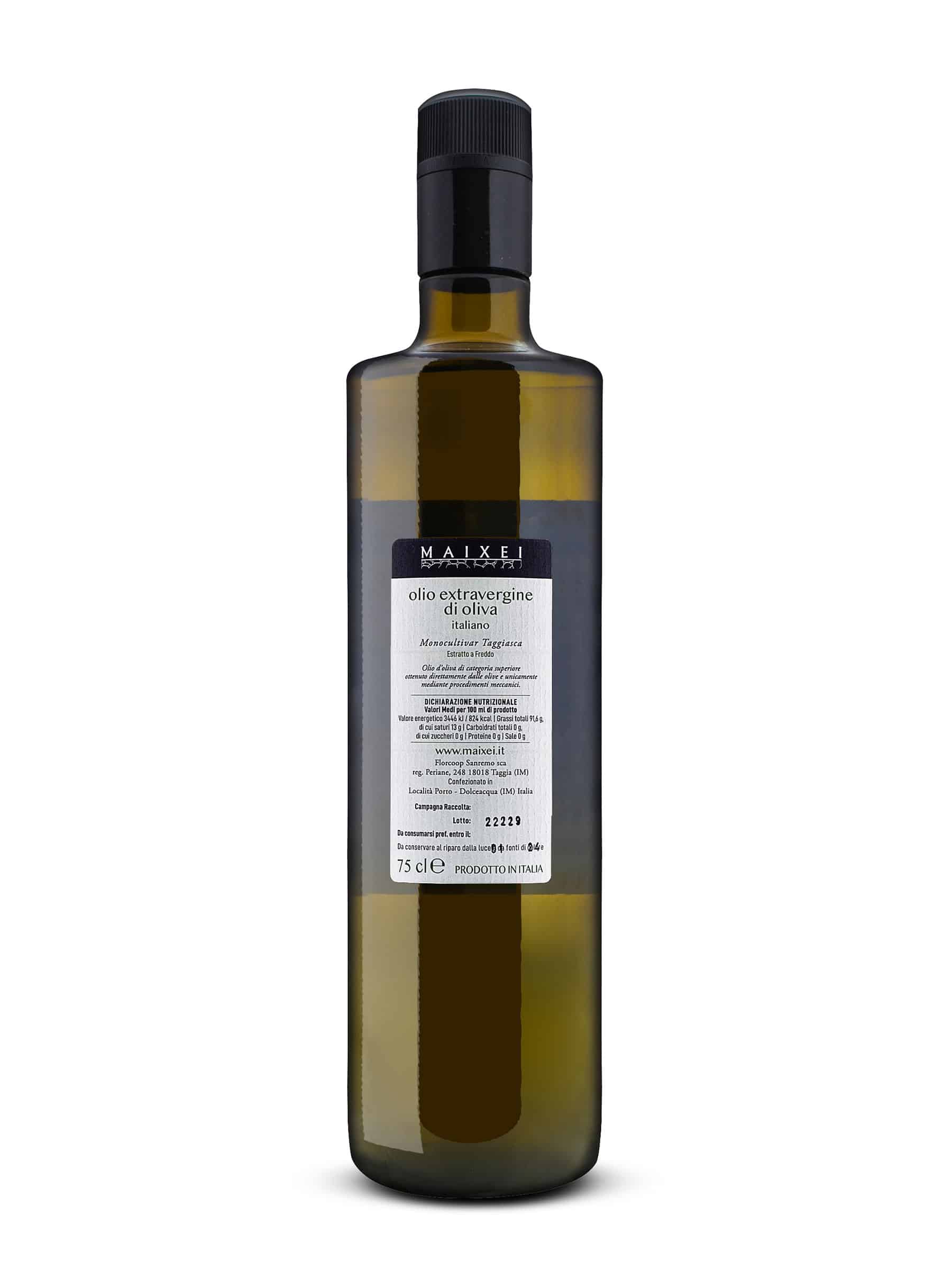 Monocultivar Taggiasca Extra Virgin Olive Oil 0,75 L