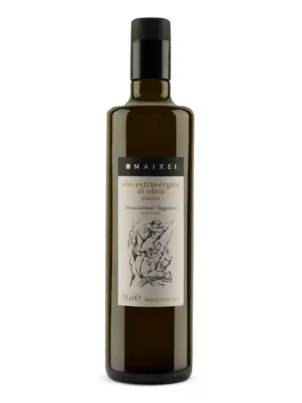 Olio evo taggiasca 0,75 L etichetta