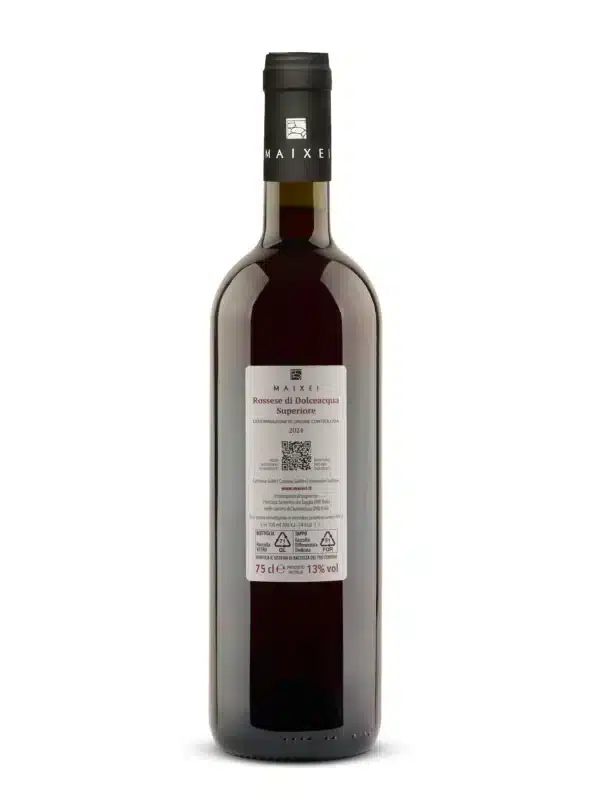 Rossese di Dolceacqua Superiore etichetta retro